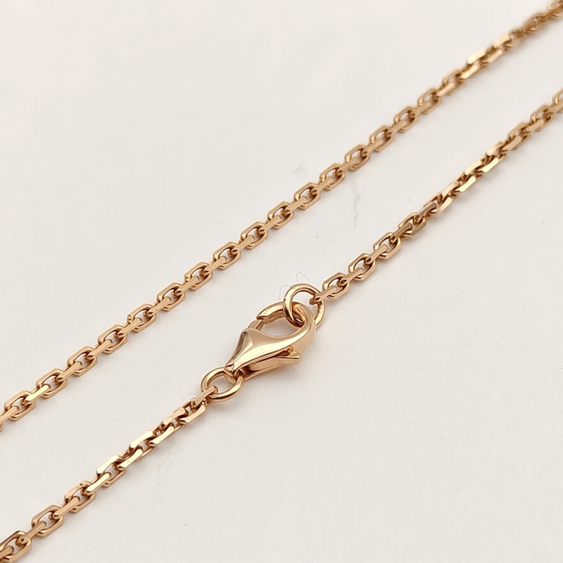 CARTIER LOVE大圓餅三鑽項鏈18K玫瑰金/鑽石-3