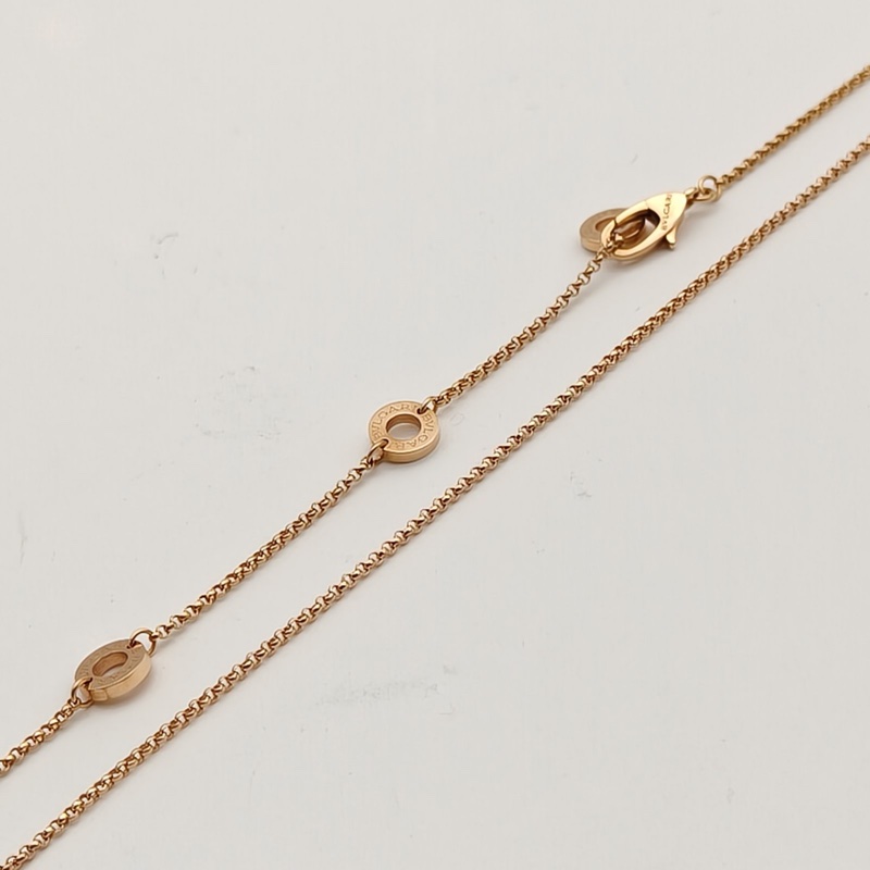 BVLGARI B.ZERO1小蠻腰項鏈18K玫瑰金-3