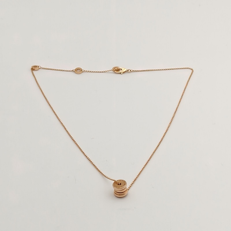 BVLGARI B.ZERO1小蠻腰項鏈18K玫瑰金-4