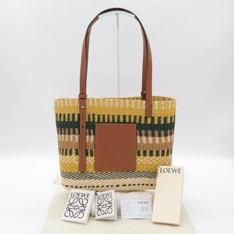 Loewe 羅威 SMALL SQUARE BASKET 草編包