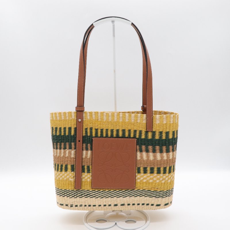 Loewe 羅威 SMALL SQUARE BASKET 草編包-1
