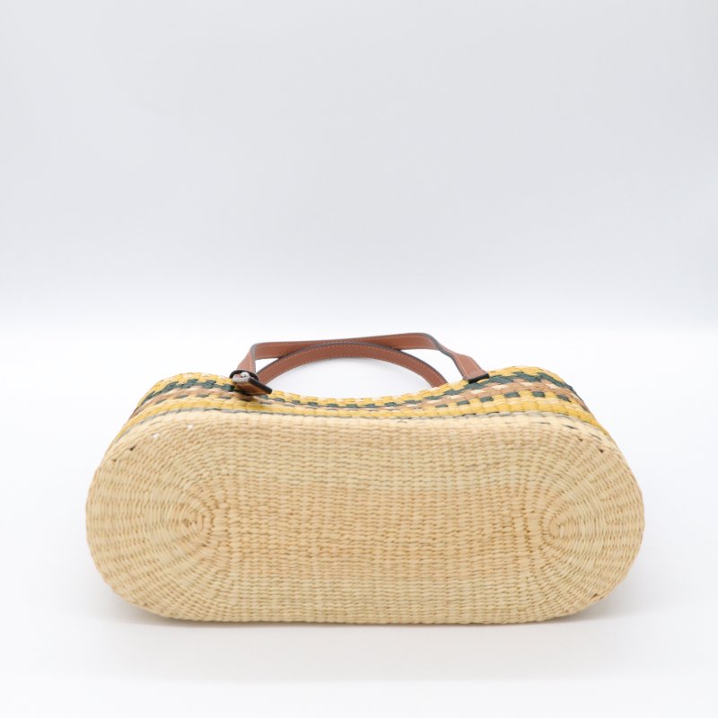 Loewe 羅威 SMALL SQUARE BASKET 草編包-5