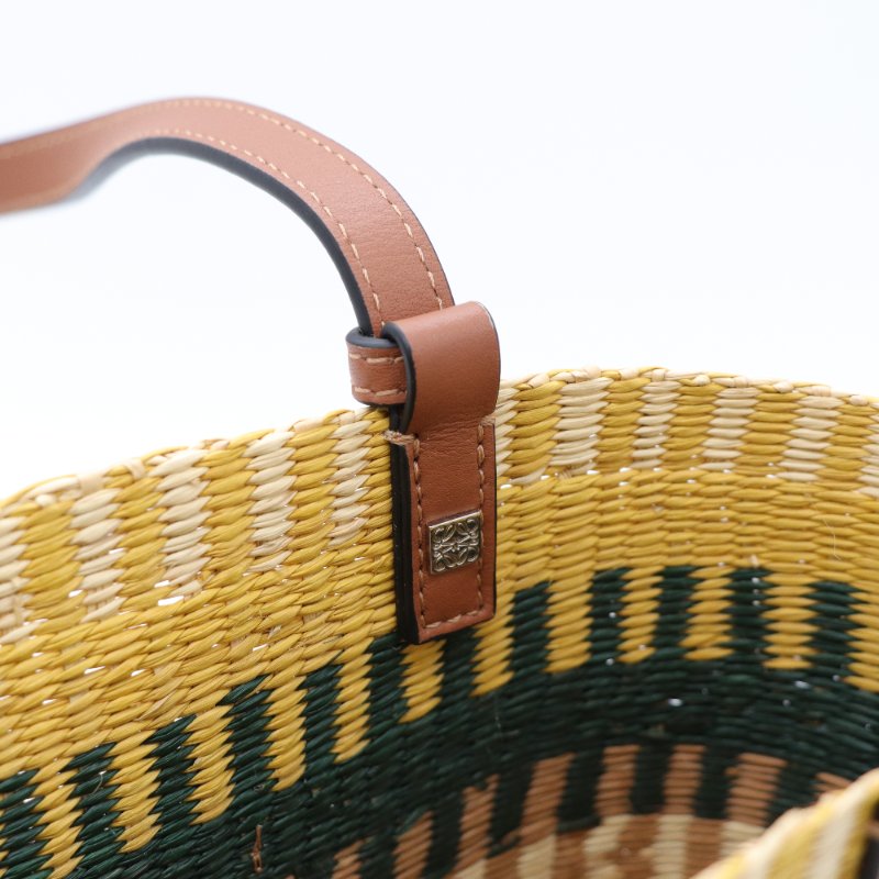 Loewe 羅威 SMALL SQUARE BASKET 草編包-7