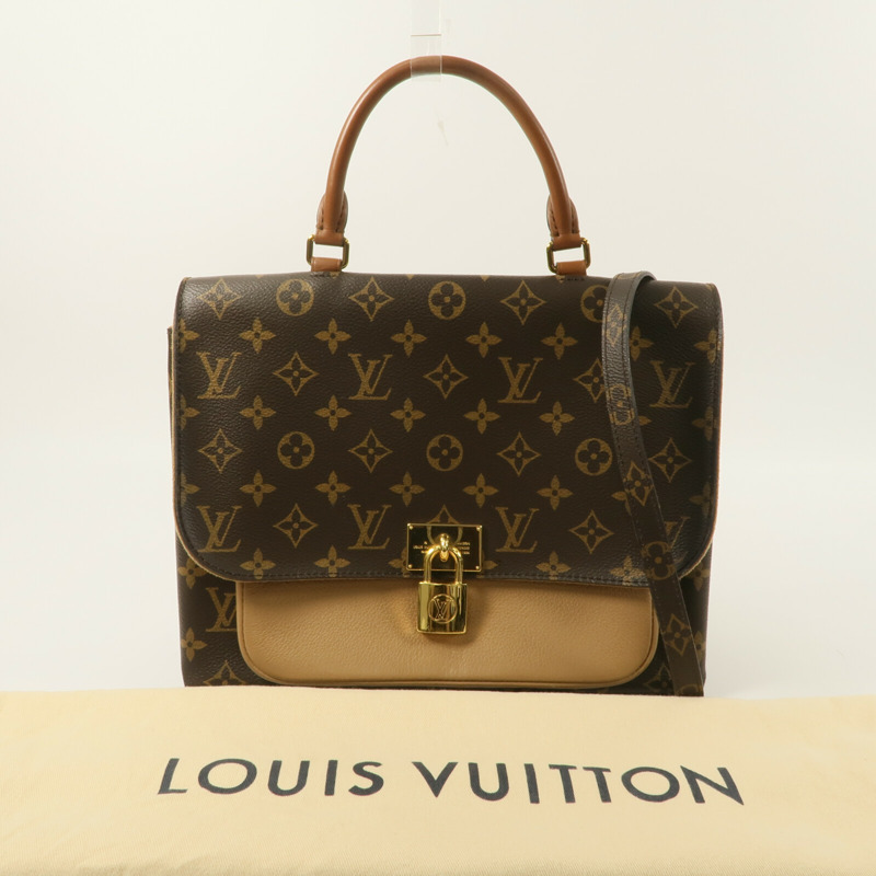 LOUIS VUITTON Monogram Marignan手挽肩背兩用袋-9