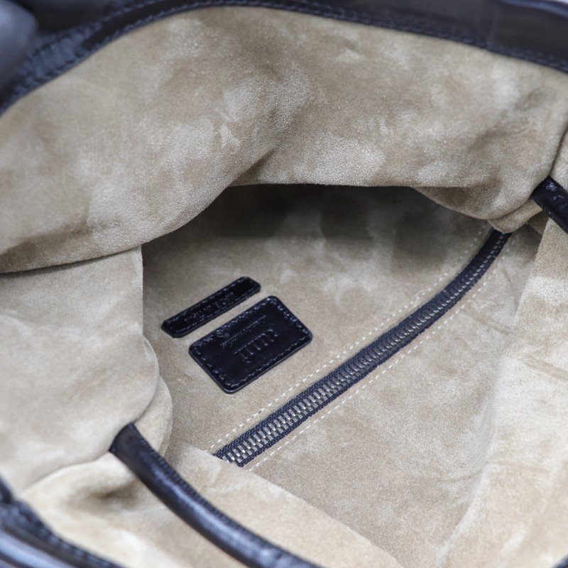 Ami Paris Grocery Bag 小牛皮 黑色 手提包-5