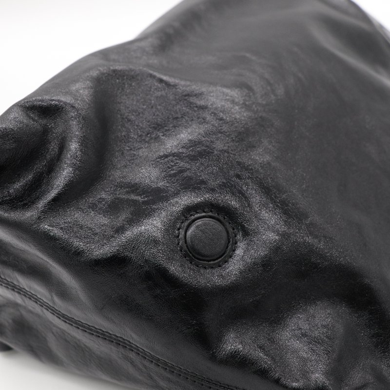 Ami Paris Grocery Bag 小牛皮 黑色 手提包-10