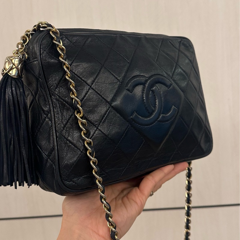 💗MYMluxurybag💗 Chanel 22.5cm 全皮相機袋 肩背袋 斜背袋-2
