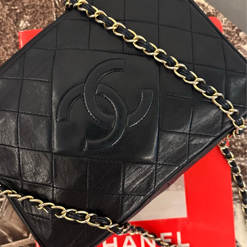 💗MYMluxurybag💗 Chanel 22.5cm 全皮相機袋 肩背袋 斜背袋-5