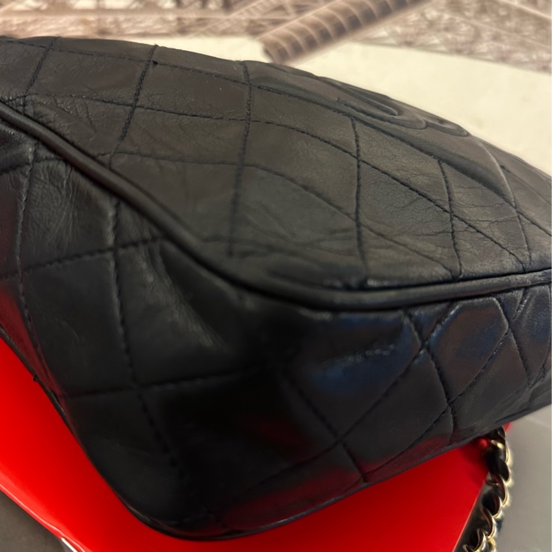 💗MYMluxurybag💗 Chanel 22.5cm 全皮相機袋 肩背袋 斜背袋-19