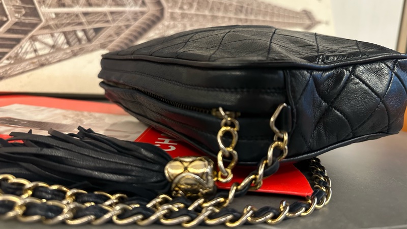 💗MYMluxurybag💗 Chanel 22.5cm 全皮相機袋 肩背袋 斜背袋-21