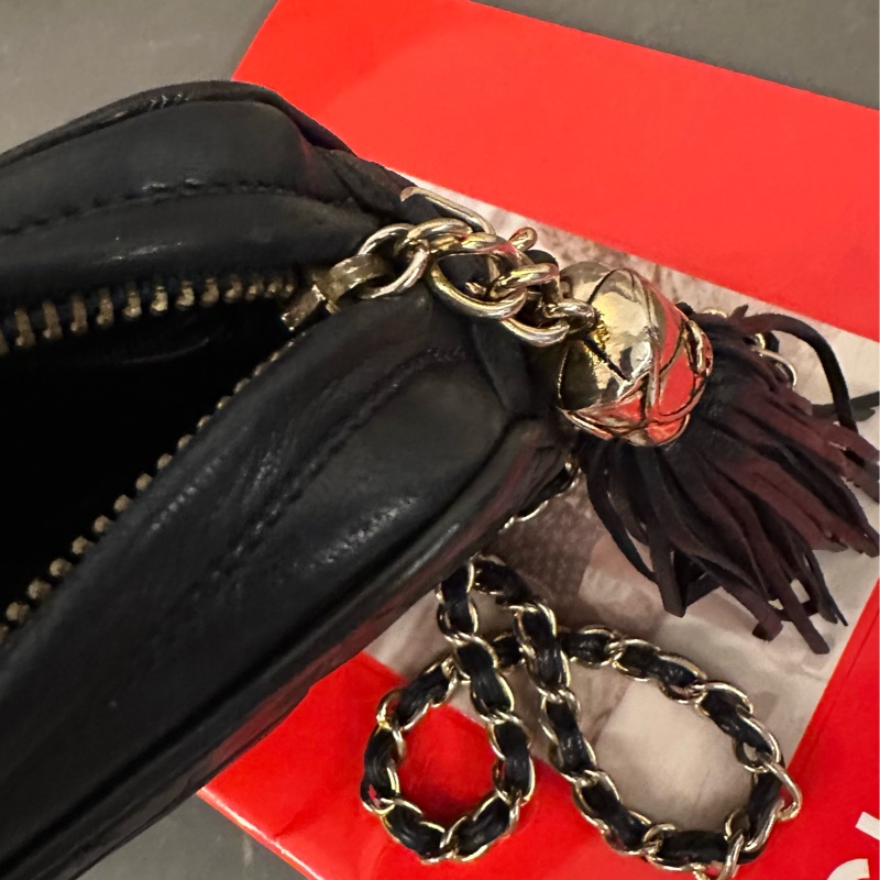 💗MYMluxurybag💗 Chanel 22.5cm 全皮相機袋 肩背袋 斜背袋-42