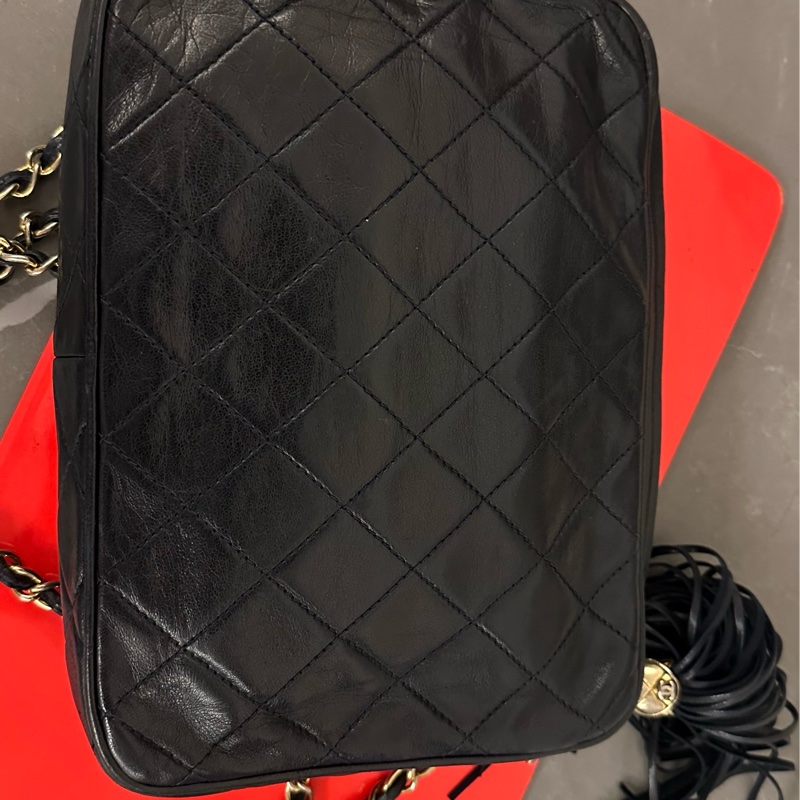 💗MYMluxurybag💗 Chanel 22.5cm 全皮相機袋 肩背袋 斜背袋-45