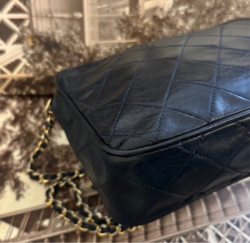 💗MYMluxurybag💗 Chanel 22.5cm 全皮相機袋 肩背袋 斜背袋-53