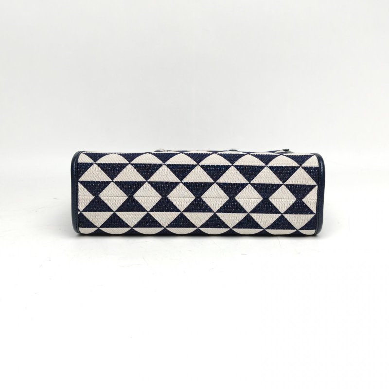 PRADA 拼色帆布Symbole手提包肩背包-4