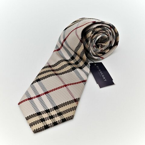 BURBERRY 博柏利 經典格紋 絲質領帶