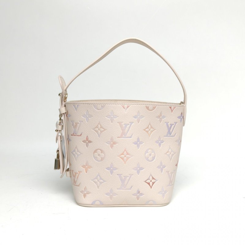 LOUIS VUITTON ALLINBBDream系列小號夢幻紫香芋色牛皮金扣晶片肩背包-2