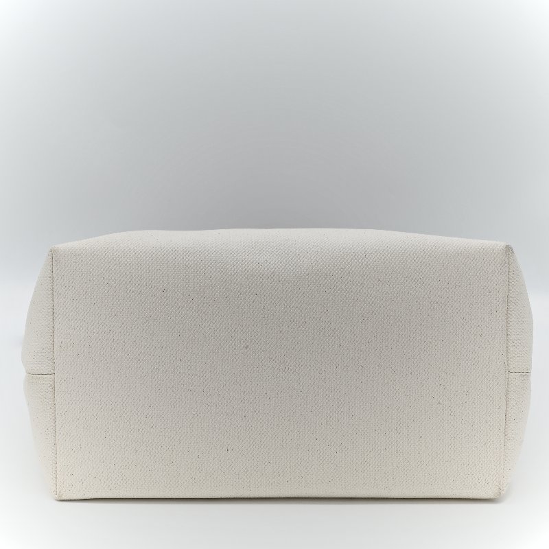 CELINE 大托特包 手提 帆布 米白 可放A4-4