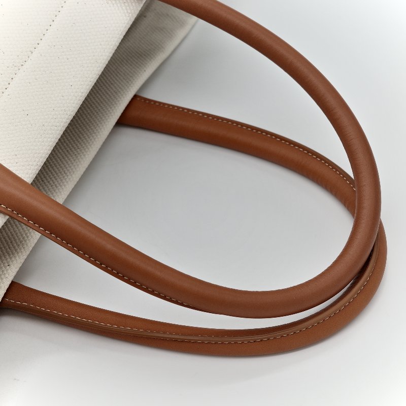 CELINE 大托特包 手提 帆布 米白 可放A4-8