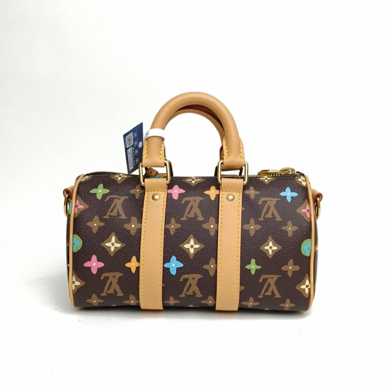 LOUIS VUITTON KEEPALL25老花PVC晶片Tyler聯名肩背包-2