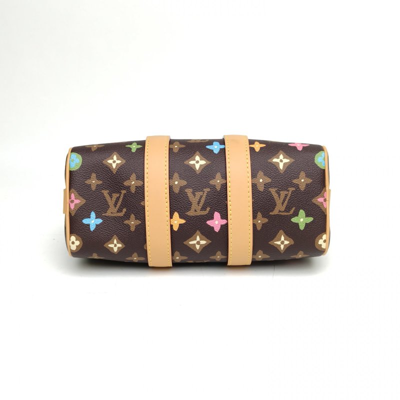 LOUIS VUITTON KEEPALL25老花PVC晶片Tyler聯名肩背包-4