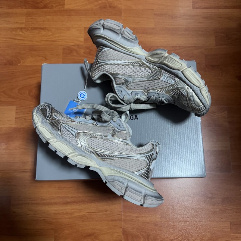 Balenciaga巴黎世家3xl正品做舊老爹鞋 淺米色 38碼-0