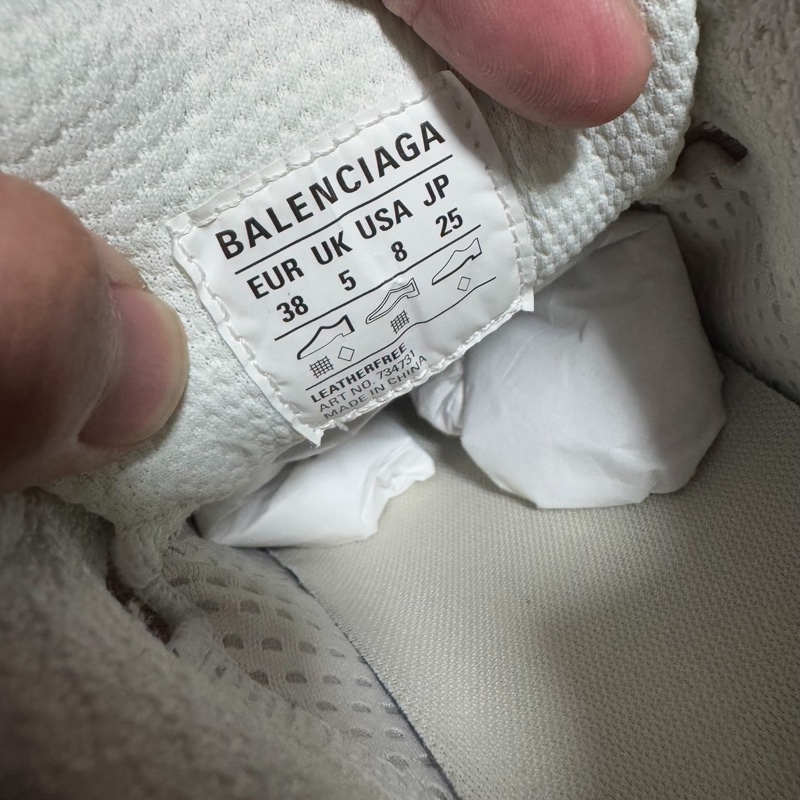 Balenciaga巴黎世家3xl正品做舊老爹鞋 淺米色 38碼-6