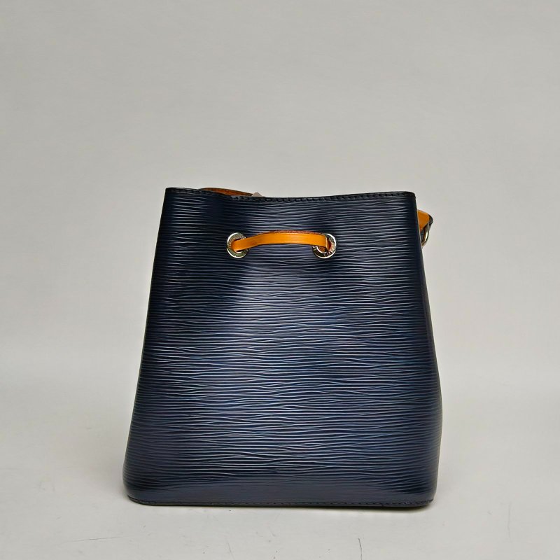 LOUIS VUITTON NÉONOÉ水桶包BB藍色EPI水波紋牛皮銀扣2019肩背包-2