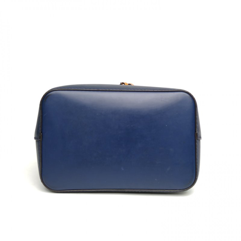 LOUIS VUITTON NÉONOÉ水桶包BB藍色EPI水波紋牛皮銀扣2019肩背包-4