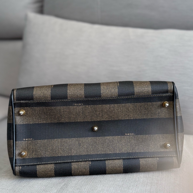 Fendi中古Vintage手提直紋波士頓包-8