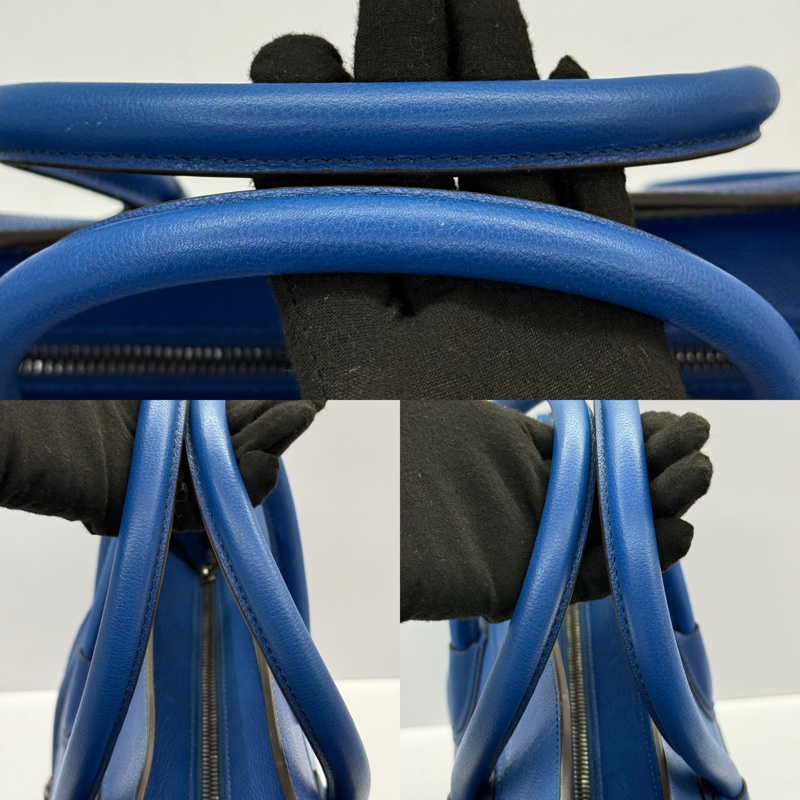 CELINE 藍色牛皮LUGGAGE MINI 手提包 S-GA-1979-5