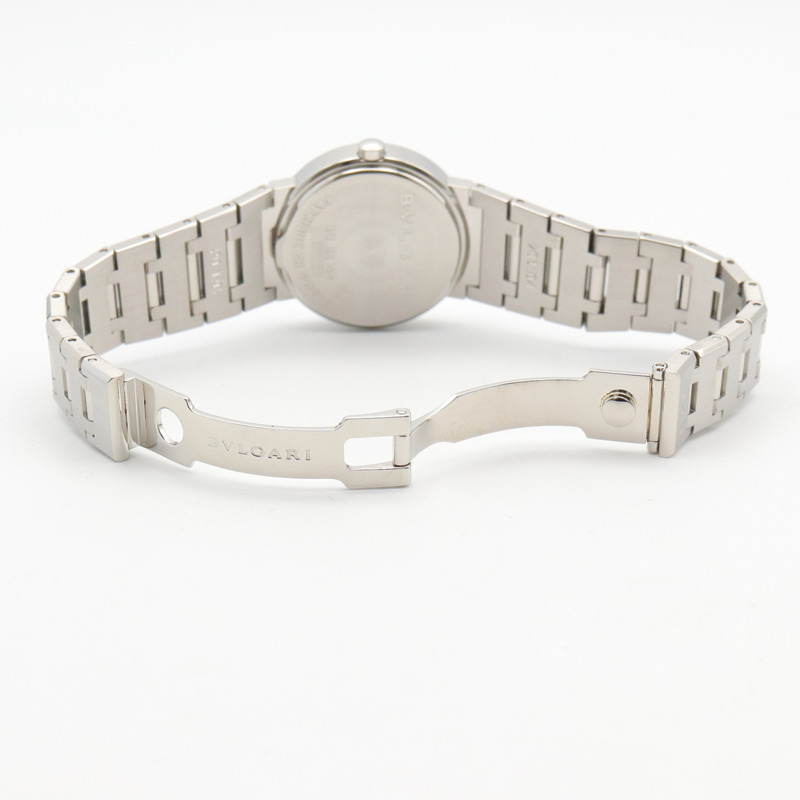 寶格麗 (Bulgari) BVLGARI 女士黑色不鏽鋼腕錶 BB26SS-3