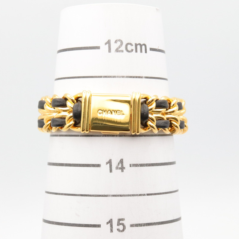 香奈兒 (Chanel) CHANEL Première S 女士腕錶，鍍金 (GP)，皮革錶帶，黑色，H0001-7
