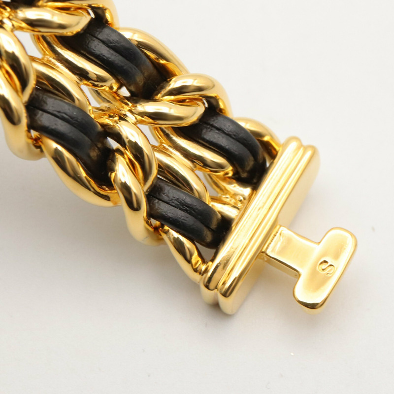 香奈兒 (Chanel) CHANEL Première S 女士腕錶，鍍金 (GP)，皮革錶帶，黑色，H0001-11