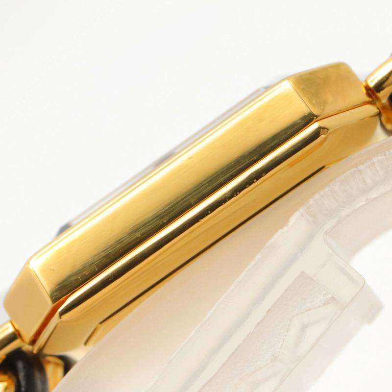 香奈兒 (Chanel) CHANEL Première S 女士腕錶，鍍金 (GP)，皮革錶帶，黑色，H0001-10