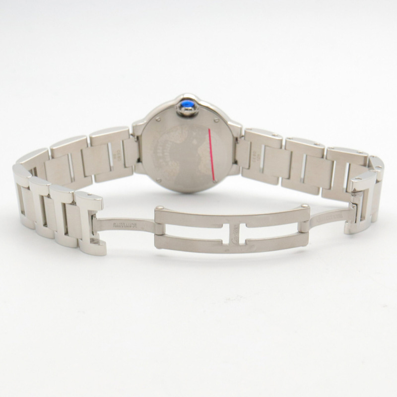 卡地亞 Ballon Bleu SM 11鑽腕錶，不鏽鋼材質，銀色調，女款 WE902073-3