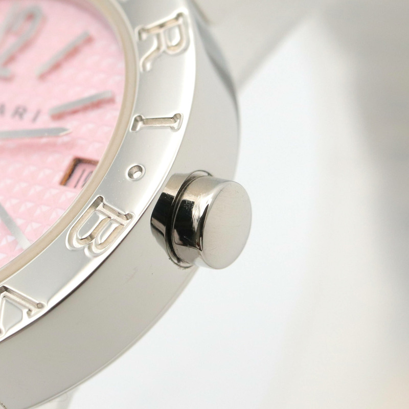 寶格麗 (Bulgari) 女士粉紅不鏽鋼腕錶 BB23SS-5