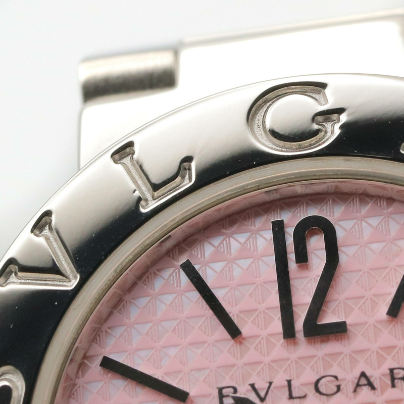 寶格麗 (Bulgari) 女士粉紅不鏽鋼腕錶 BB23SS-10
