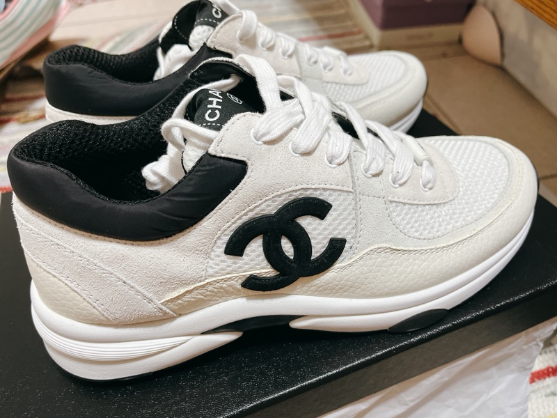 Chanel 經典熊貓球鞋 雙色鞋帶 38.5-3
