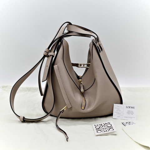 LOEWE 羅意威 Hammock 沙色 吊床包 斜背包