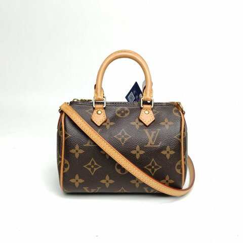 LOUIS VUITTON SpNano16配肩帶老花PVC2018肩背包