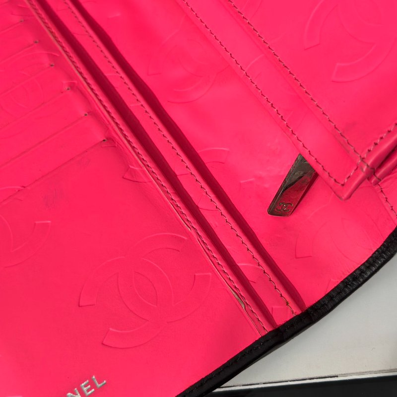 CHANEL 康朋雙折長夾 - 黑19開-10