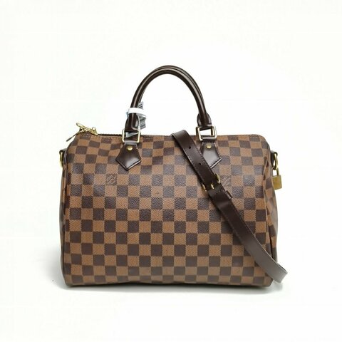 LOUIS VUITTON Sp30配肩帶棕色棋盤格PVC2018肩背包