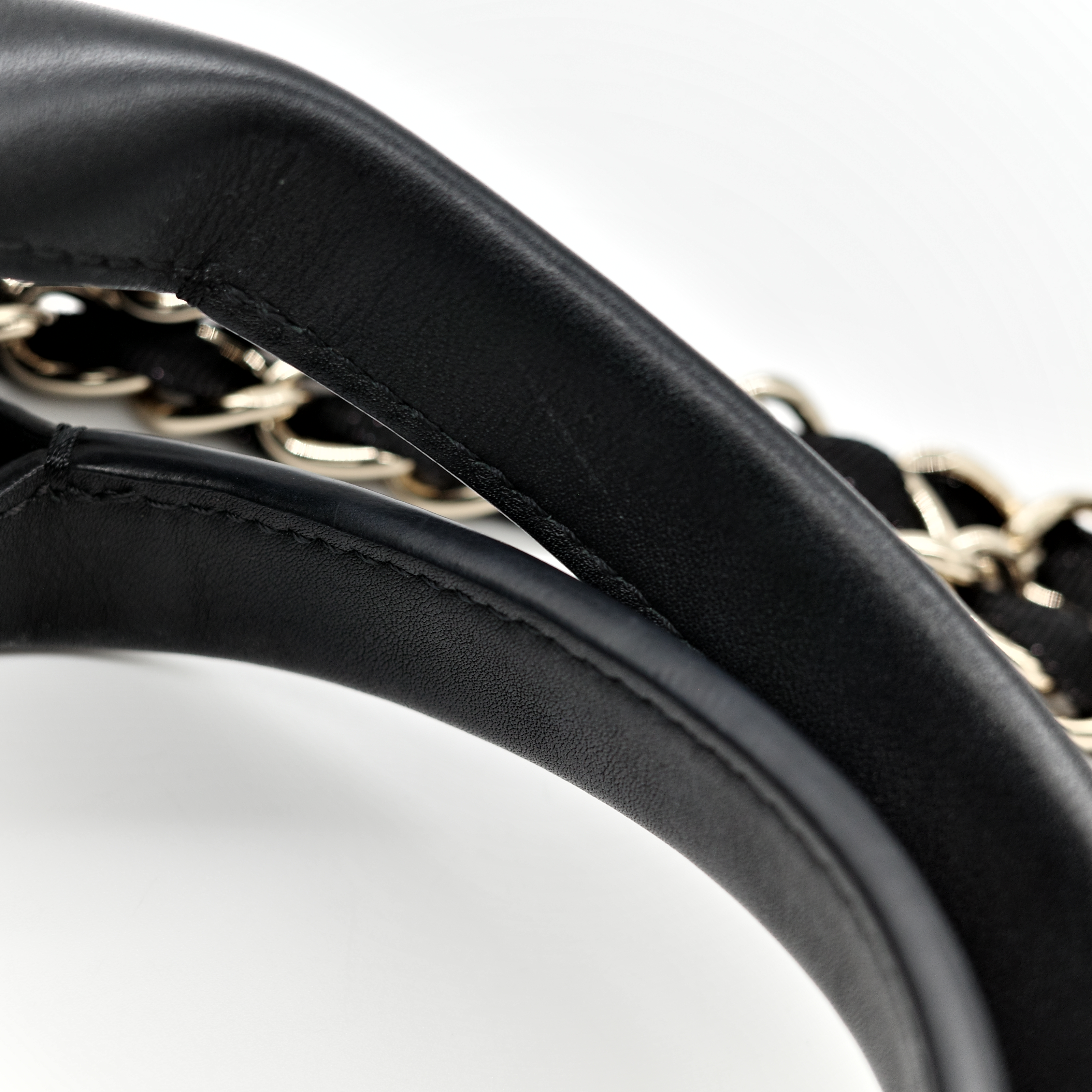 CHANEL 香奈兒 Deauville沙灘包 手提肩背 金鍊 兩用-8