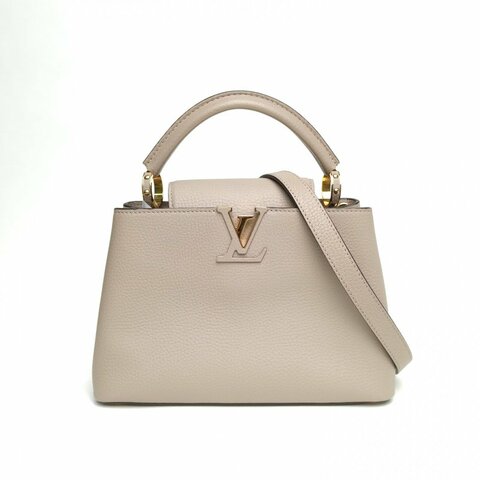LOUIS VUITTON CapucinesBB27灰色牛皮金扣2018肩背包