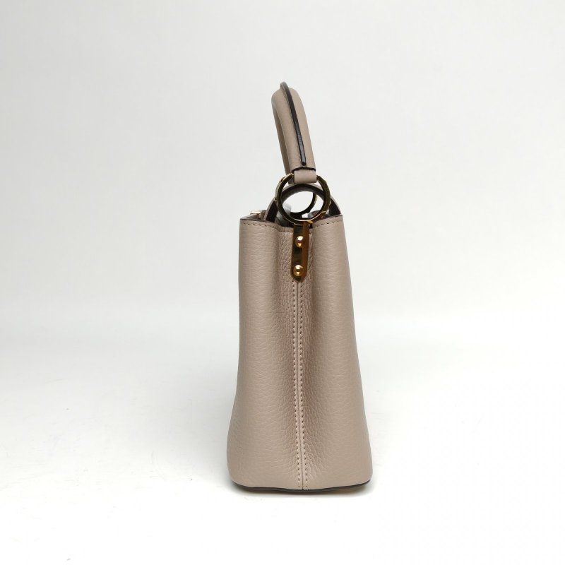 LOUIS VUITTON CapucinesBB27灰色牛皮金扣2018肩背包-1