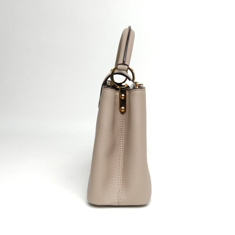 LOUIS VUITTON CapucinesBB27灰色牛皮金扣2018肩背包-3