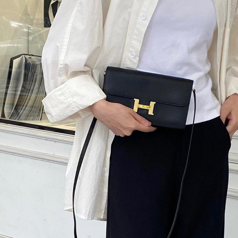 HERMES Constance to go - 黑金 Z-11