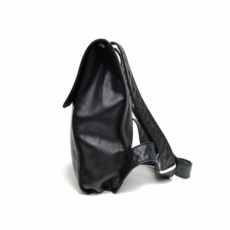 CHANEL 黑色羊皮6開金扣中古雙肩包肩背包-1