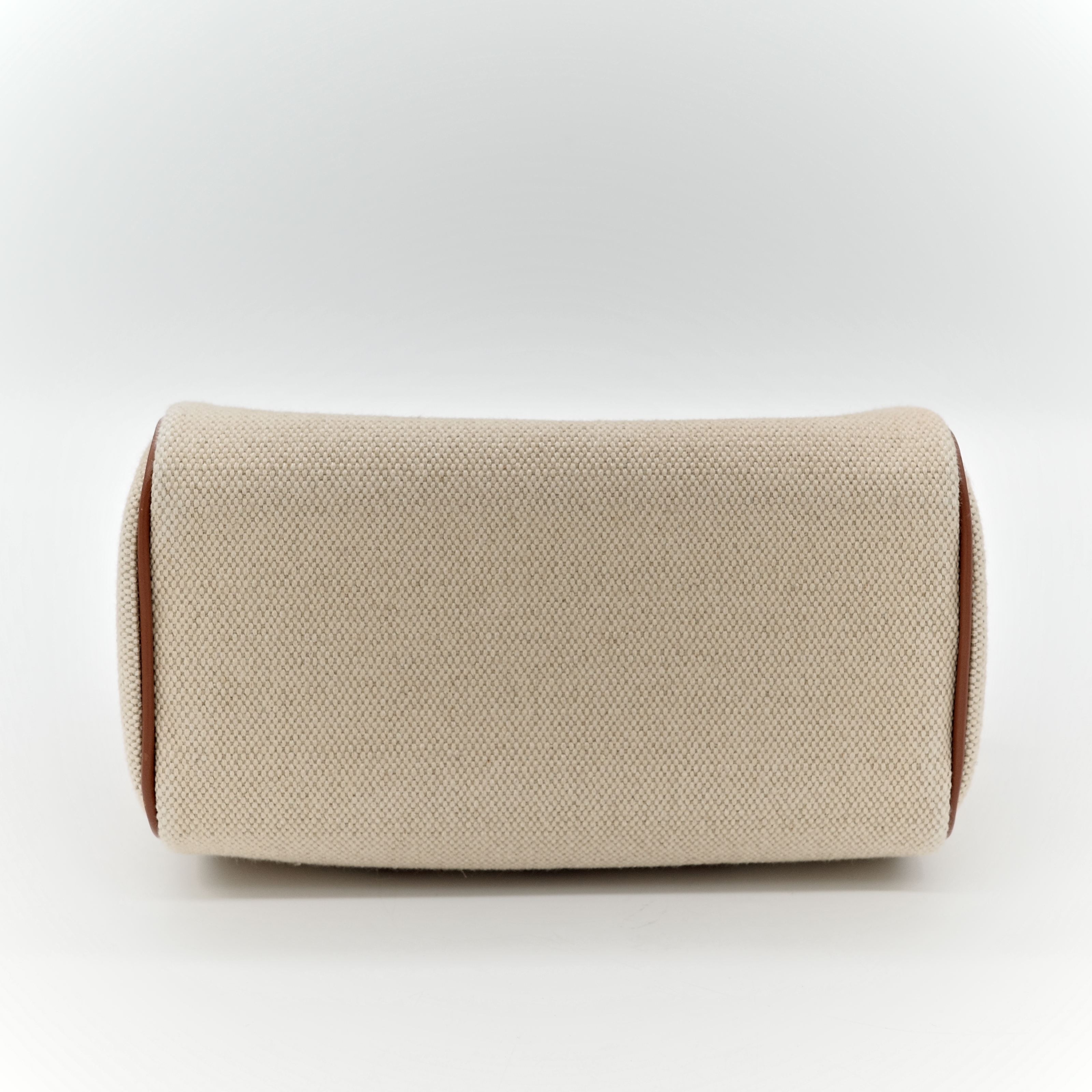 CELINE 思琳 triomphe 波士頓 棕色 帆布 手提 肩背 兩用-5