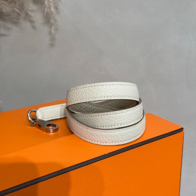 HERMES Kelly 28 - 奶昔白銀 Z-10